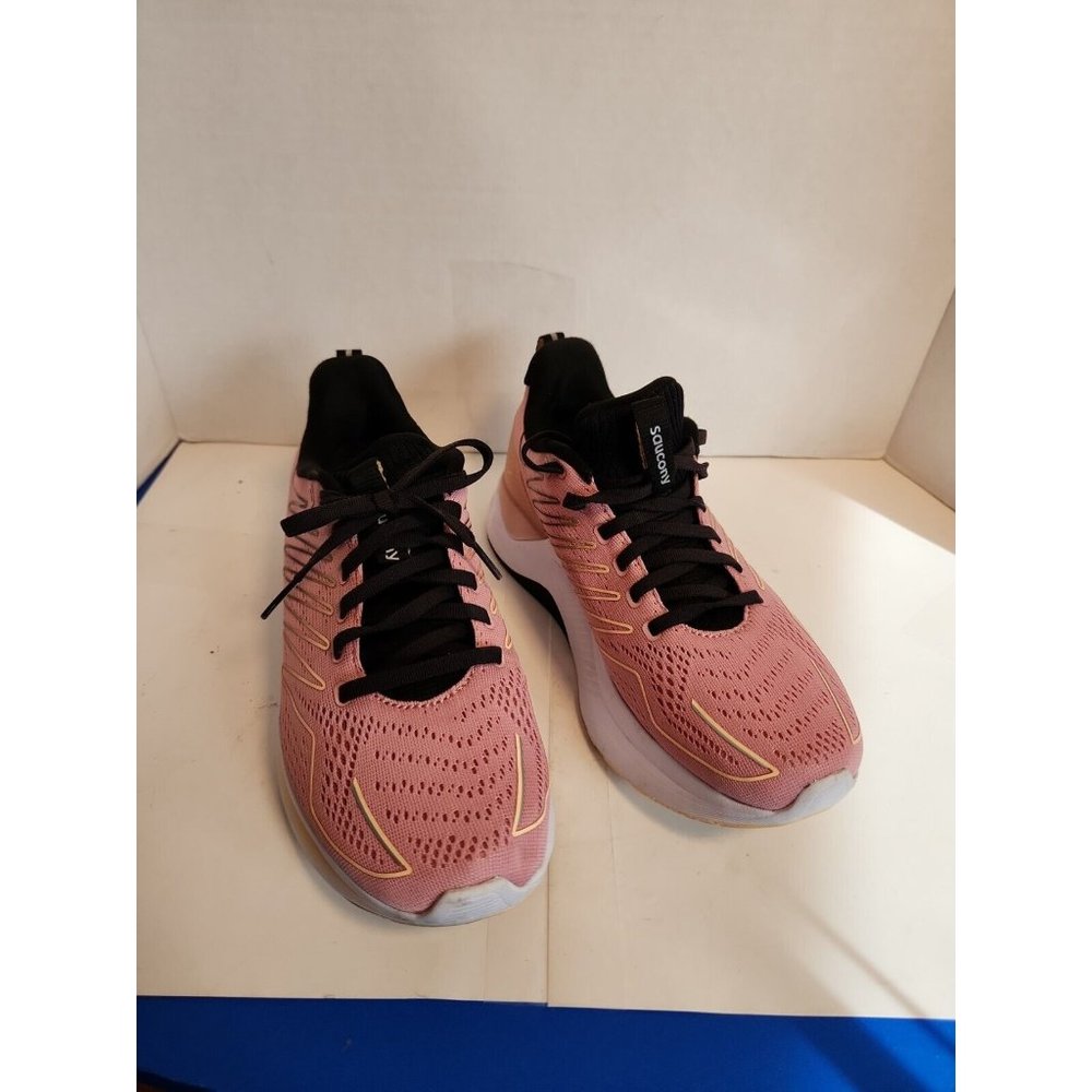 Saucony Women's Endorphin Shift Running Sneaker LV5 Rosewater/Black Size US 7.5